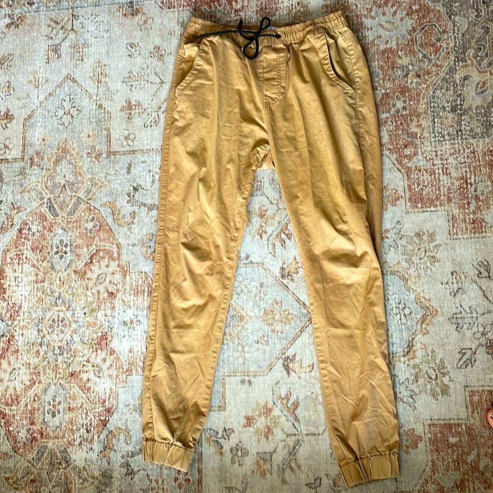 Midweight Chino Jogger. Size Large
